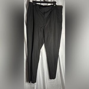 J Ferrer Pinstripe Dress Pants Flat Front Size 38 x 32 Excellent Preloved Con